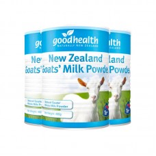 【新西兰直邮包邮】Good Health 好健康 山羊奶粉 400克x3罐【收件人身份证必须上传】【收件人身份证必须上传】【新疆、西藏、内蒙古、青海、宁夏、海南、甘肃，需加收运费】